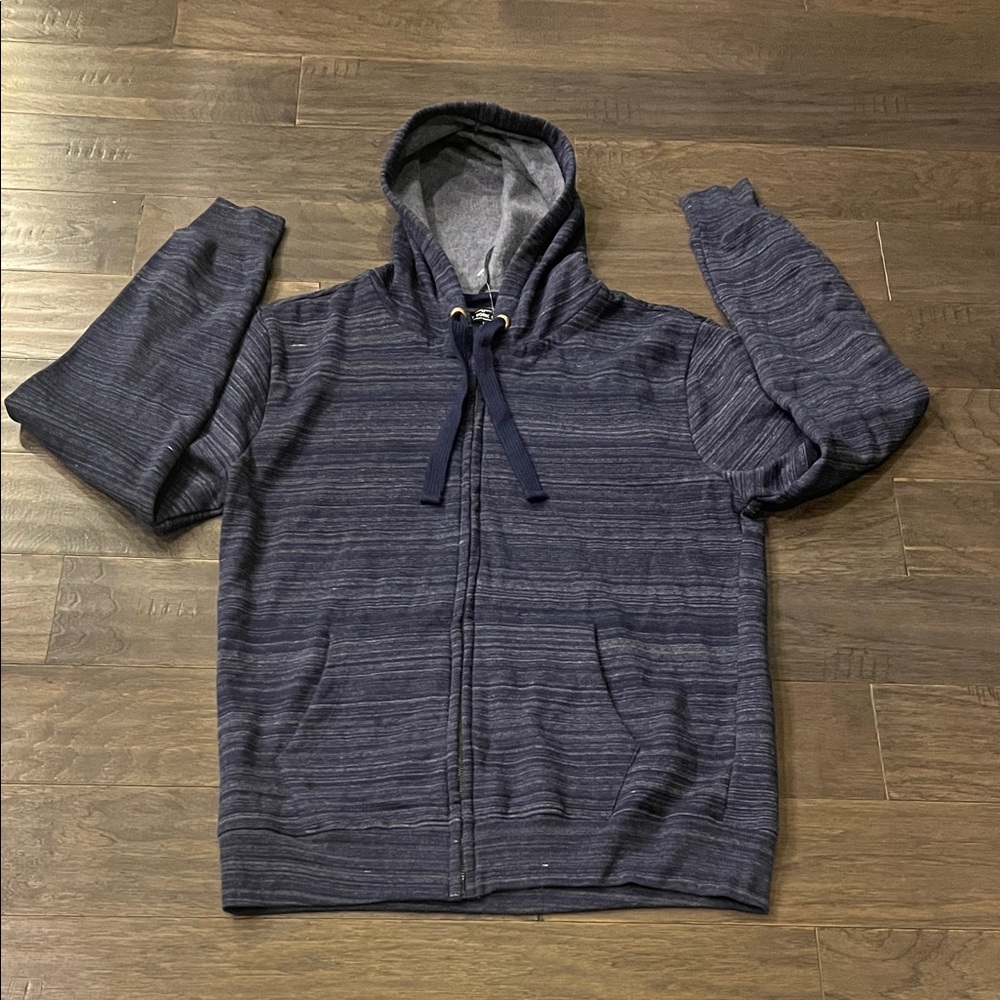 Sunday Work Clothes Hoodie Sweatshirt Sweat Jacket blue new Mens Size XL